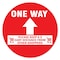 Signmission One Way Arrow 2 Cart Distance Non-Slip Floor Graphic, 7" x 7", FD-C-7-99982 FD-C-7-99982 - alternate 1